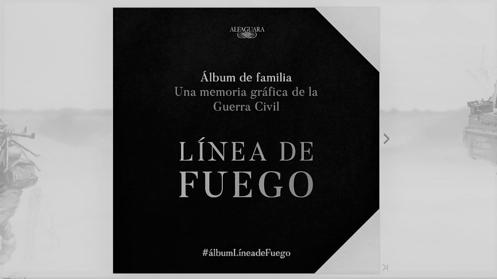 Captura de la web "Línea de Fuego" de Pérez Reverte